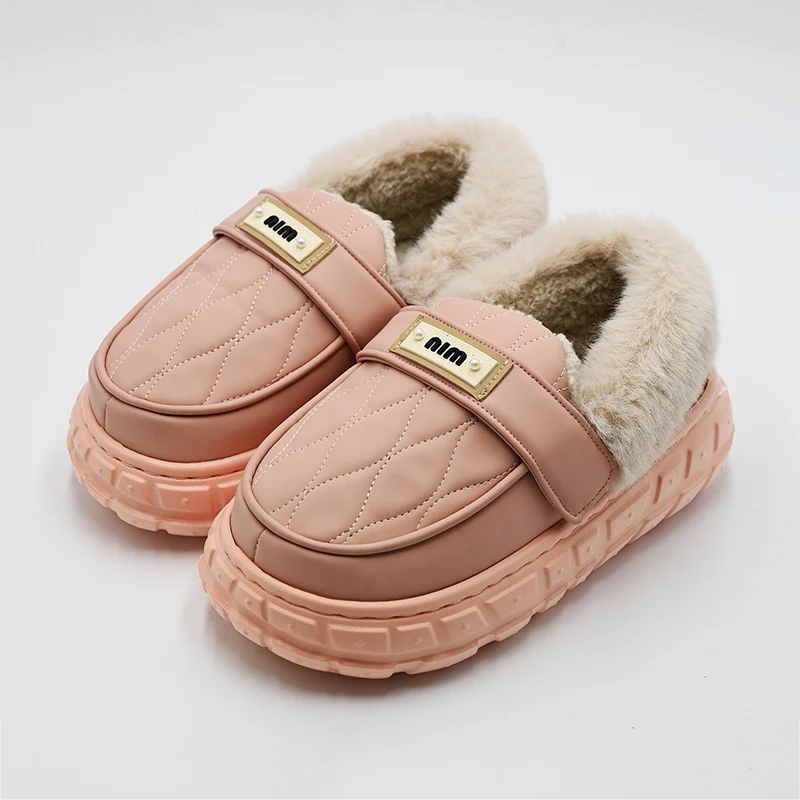 Leather Bandage Cottonus Slippers